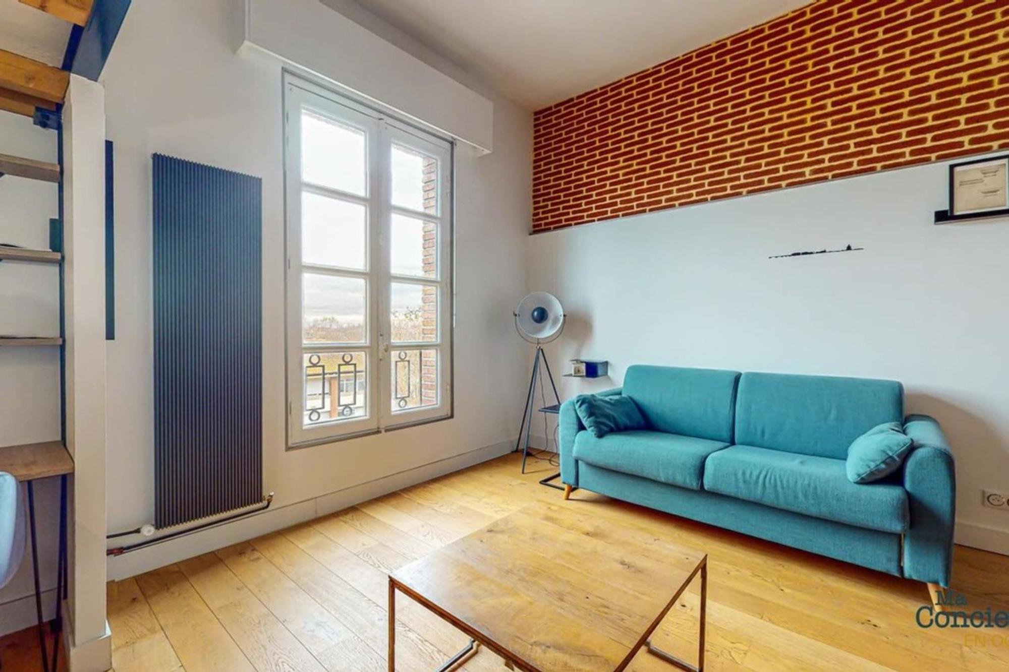 Appartement Fac 5 Trammetro Vue Garonne Parking à Toulouse Extérieur photo