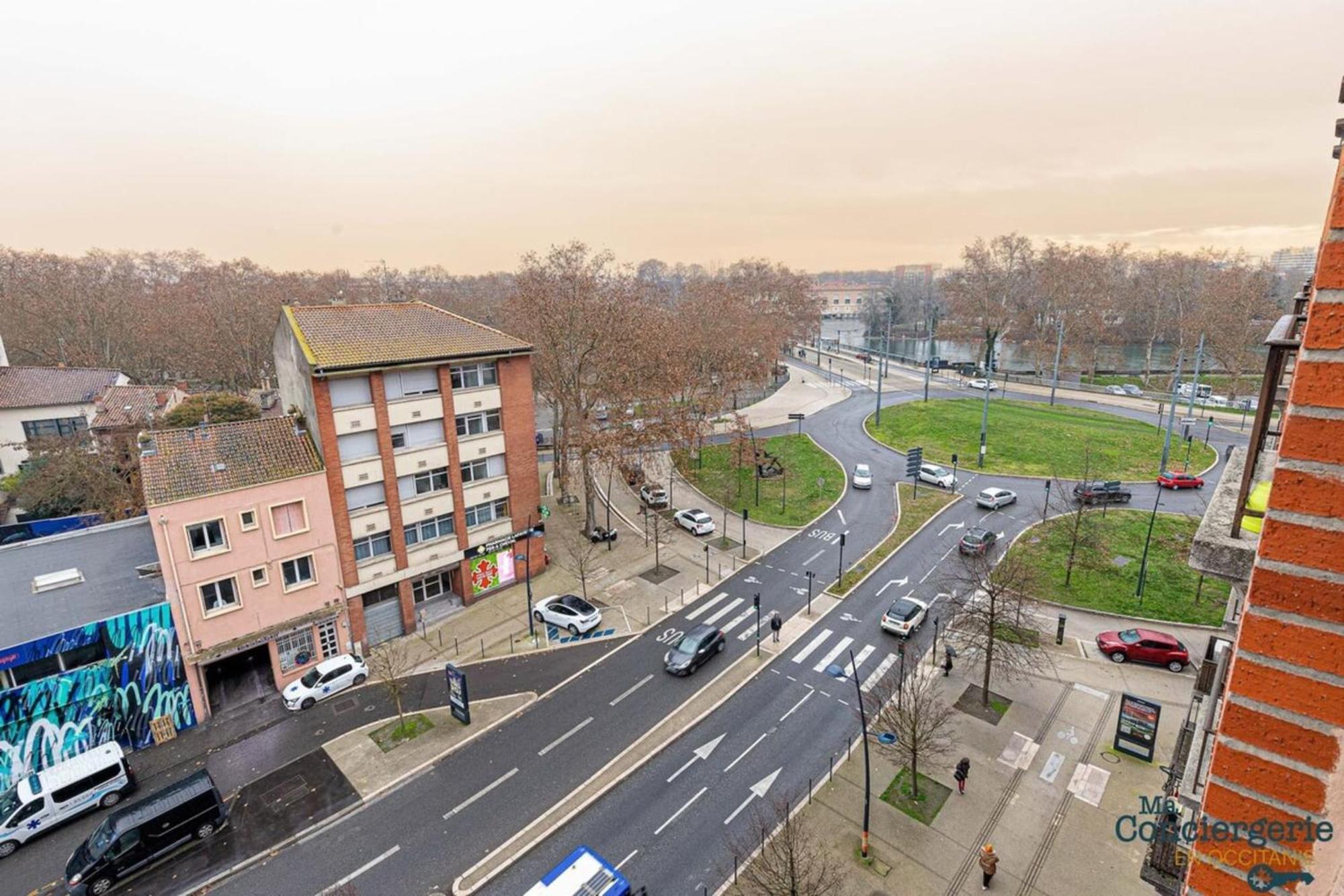 Appartement Fac 5 Trammetro Vue Garonne Parking à Toulouse Extérieur photo